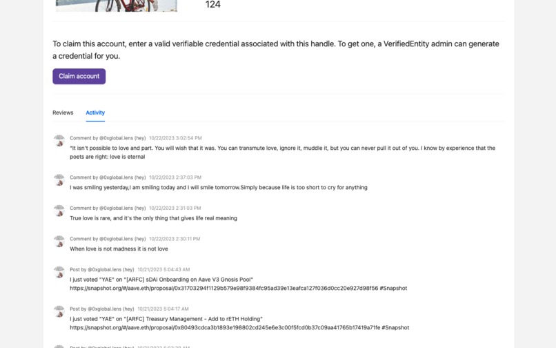 VerifiedEntity – screenshot 6