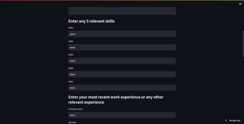 Resume Buidler – screenshot 2