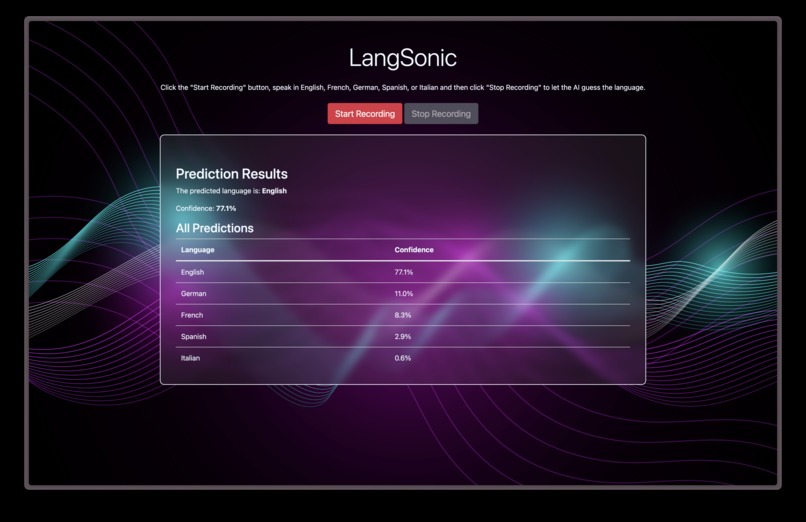 LangSonic – screenshot 2