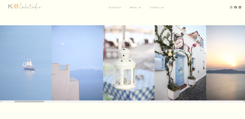 Portfolio – screenshot 1