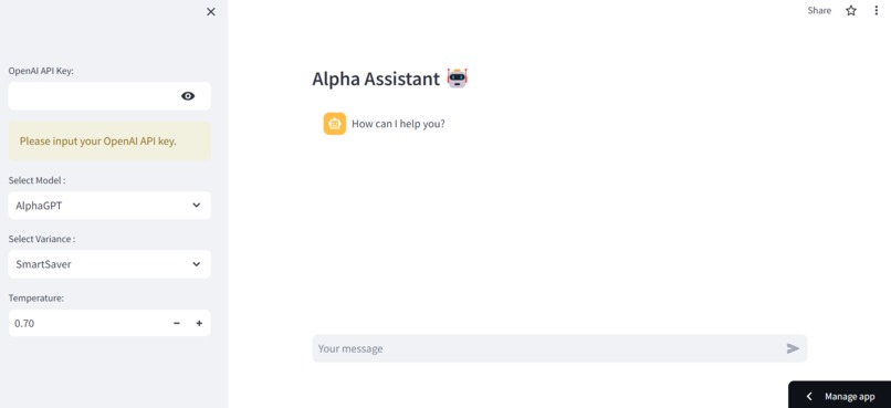 Alpha Assistant – screenshot 1