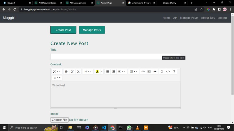 Bloggit – screenshot 4
