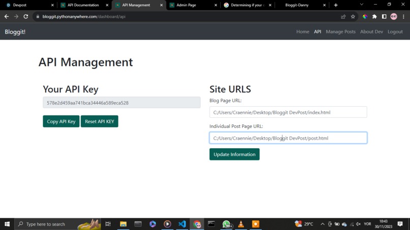 Bloggit – screenshot 3