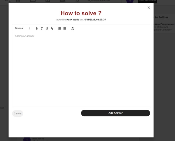 AnswerMeNow – screenshot 2