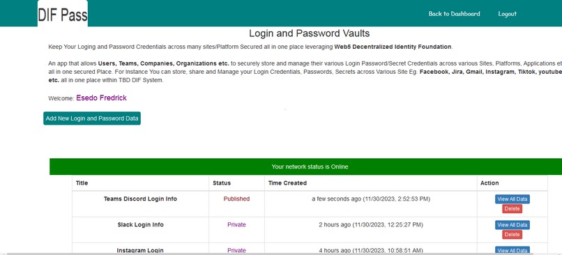 DIF Pass – screenshot 2
