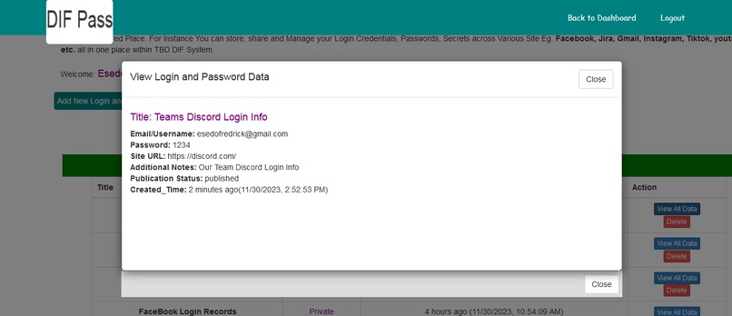 DIF Pass – screenshot 3