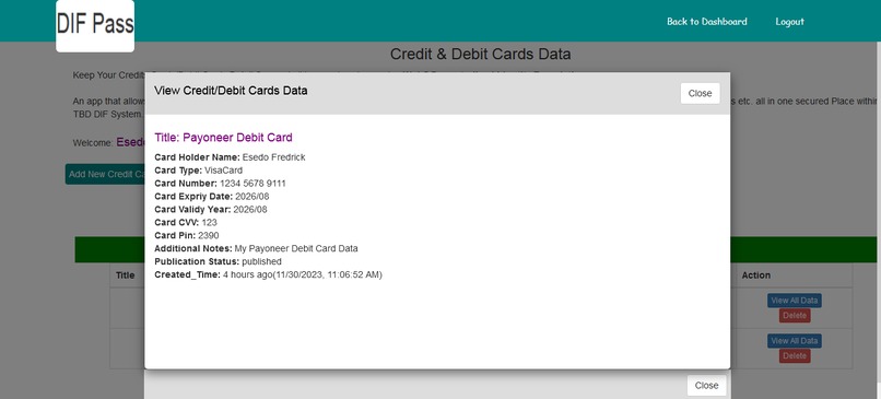 DIF Pass – screenshot 5