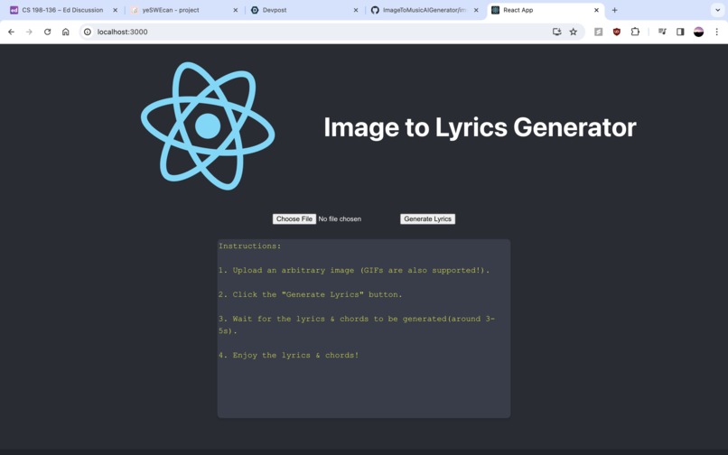 ImgtoMusicAI – screenshot 1