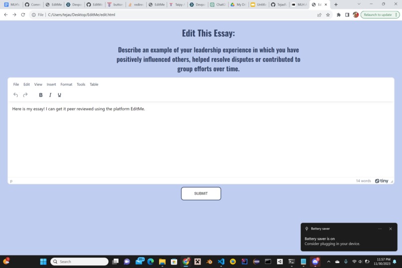 EditMe – screenshot 1
