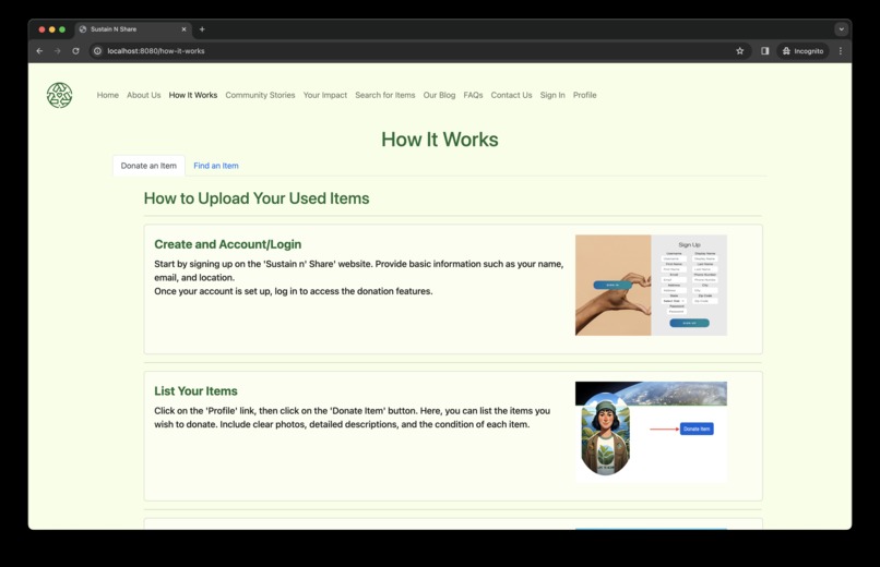 Sustain N Share – screenshot 3