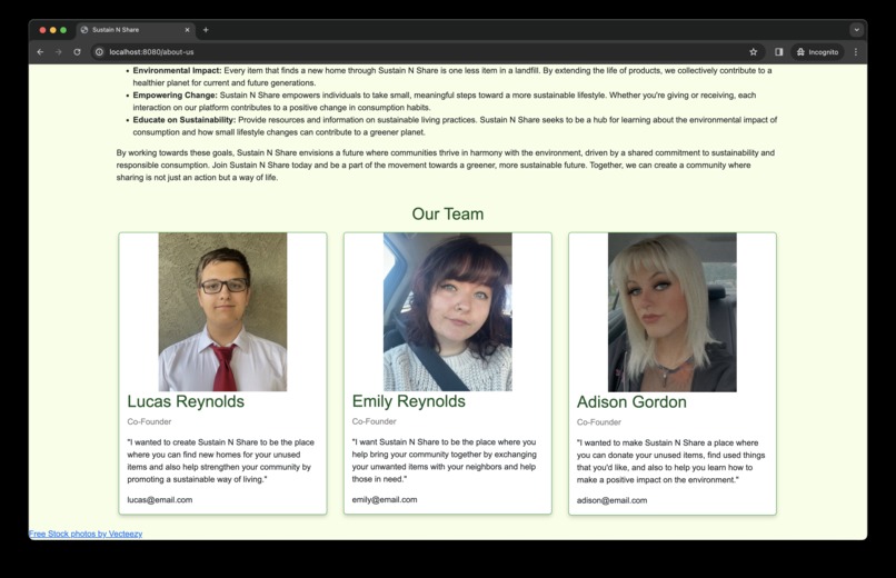 Sustain N Share – screenshot 2