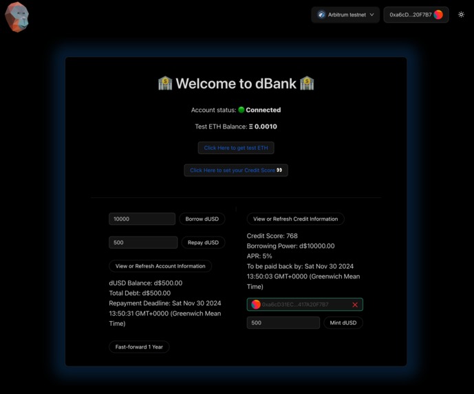 DBank on Profile.io – screenshot 1