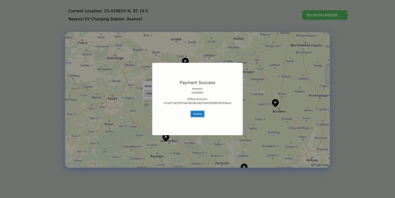 EVChargingdApp – screenshot 5