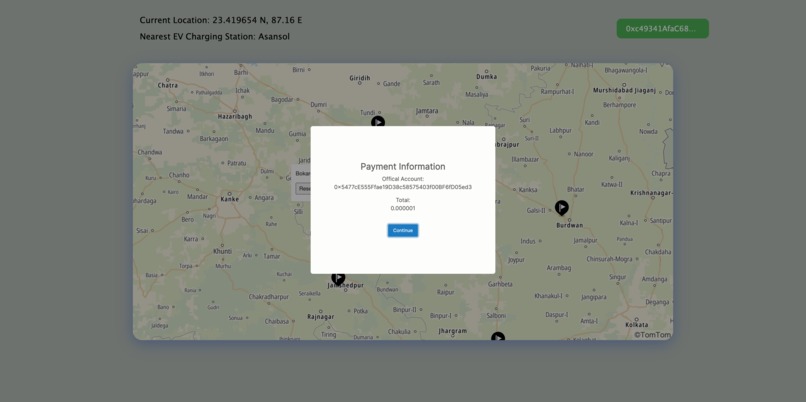 EVChargingdApp – screenshot 6