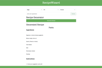RecipeWizard