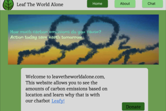 Leaf The World Alone