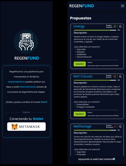 RegenFund – screenshot 2