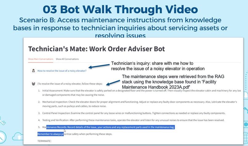 LLM-Based Multi-Agent Facility Maintenance Chatbots – screenshot 4