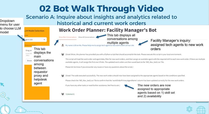 LLM-Based Multi-Agent Facility Maintenance Chatbots – screenshot 5