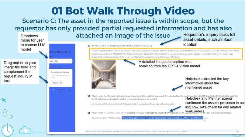 LLM-Based Multi-Agent Facility Maintenance Chatbots – screenshot 8