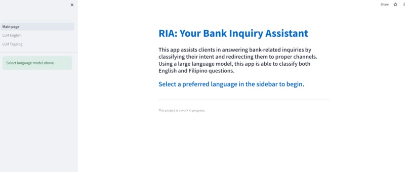 RIA: RCBC Inquiry Assistant – screenshot 2