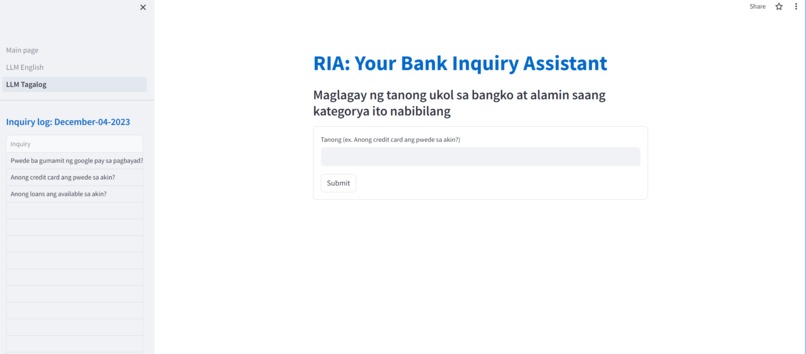 RIA: RCBC Inquiry Assistant – screenshot 3