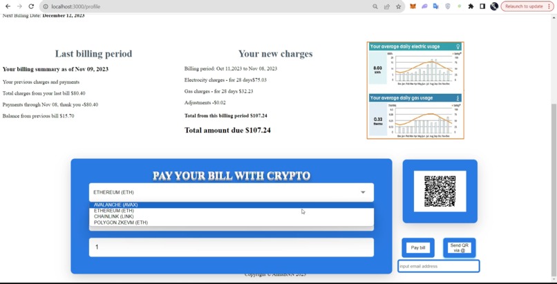 Dezentralized Energy Marketplace – screenshot 3