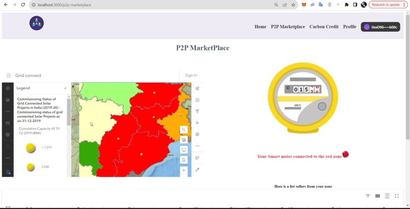 Dezentralized Energy Marketplace – screenshot 4