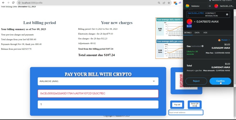 Dezentralized Energy Marketplace – screenshot 5