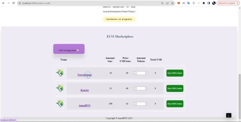 Dezentralized Energy Marketplace – screenshot 8