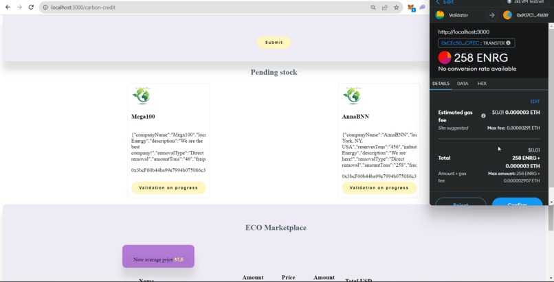 Dezentralized Energy Marketplace – screenshot 10