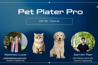 Pet Plater Pro- Team 6