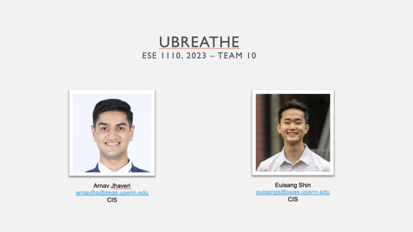 Team 10 – Ubreathe – screenshot 1