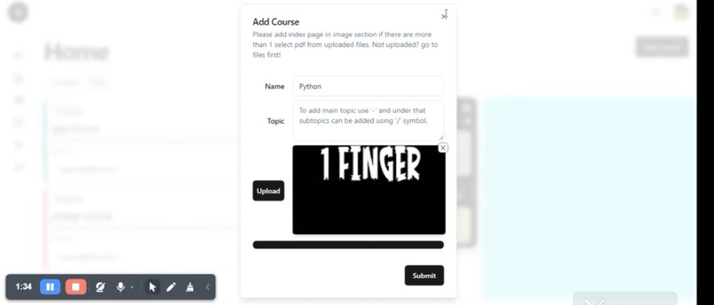 Coursensei – screenshot 2
