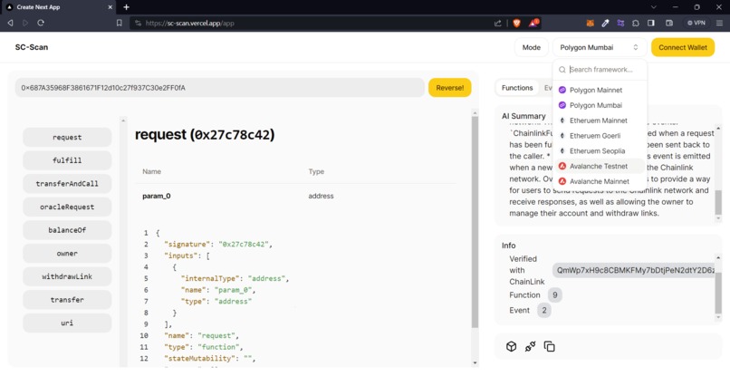 Smart Contract Scan (SC Scan) – screenshot 3