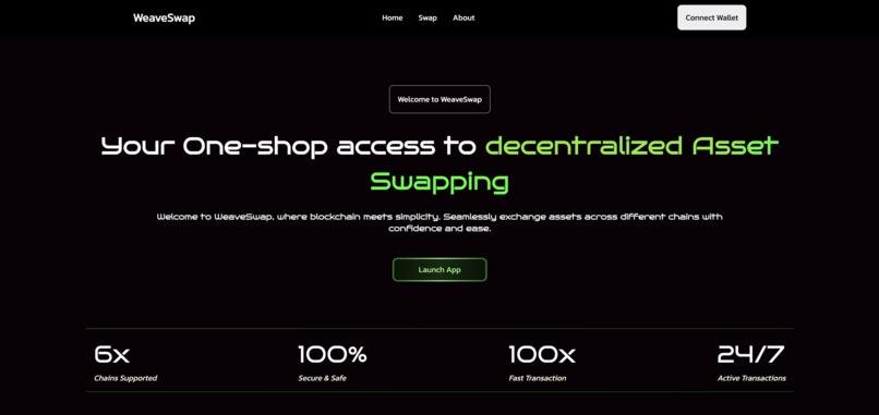 WeaveSwap – screenshot 1