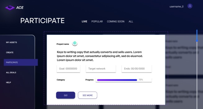 ACE Cross-chain Launchpad – screenshot 3