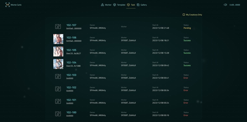 Monte Carlo | A decentralized AIGC computing power protocol – screenshot 4