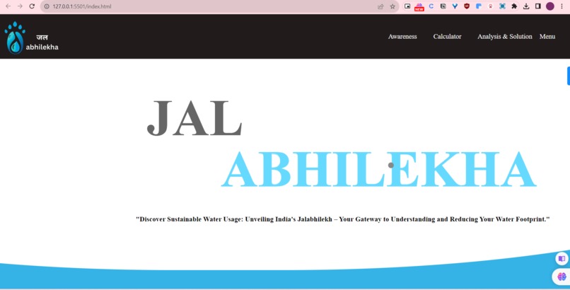 Digital Technology Using Water Footprints Calculator  – screenshot 1