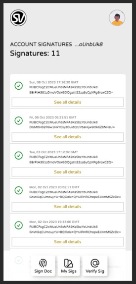 SecureSignX – screenshot 1