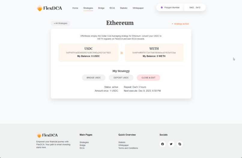 FlexDCA - automated crypto investments – screenshot 4