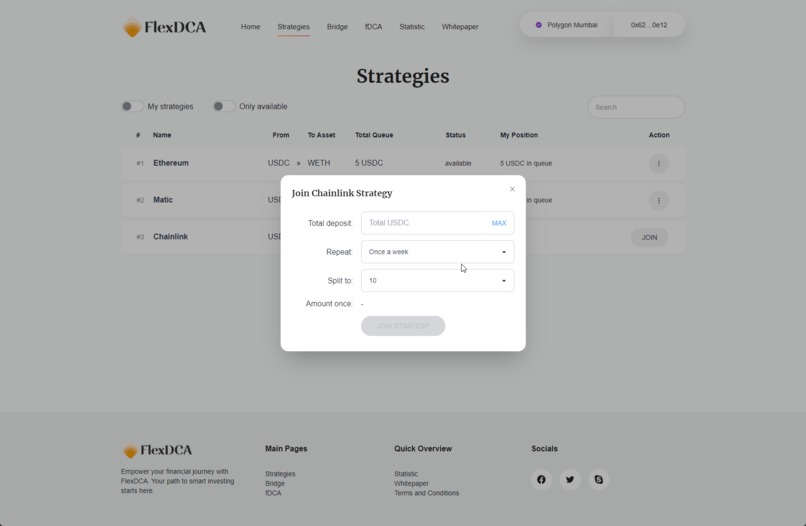 FlexDCA - automated crypto investments – screenshot 3