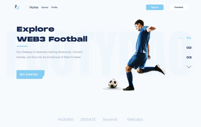 FootyDAO – screenshot 1
