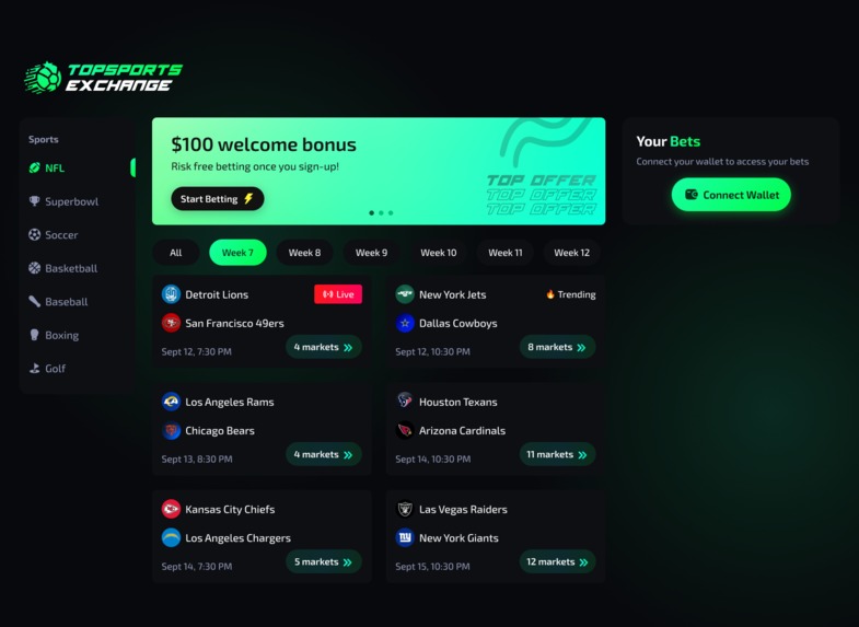 topsports.exchange – screenshot 1