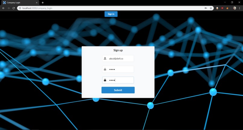 E-voting system – screenshot 12