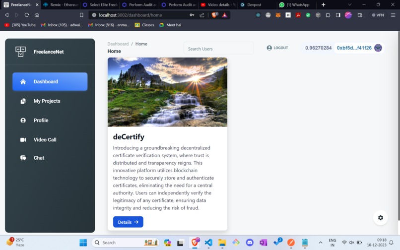 FreelanceNet – screenshot 3