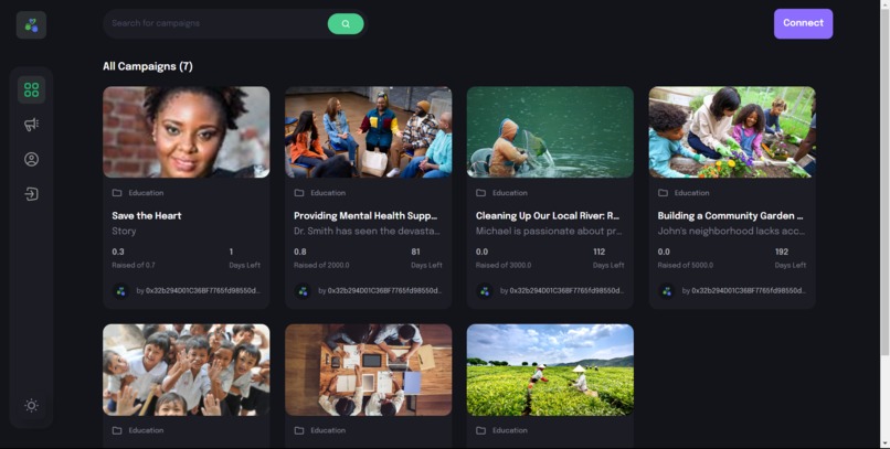 Good Hands :: Web3 based crowd funding platform – screenshot 2