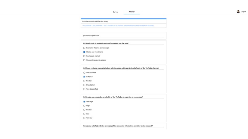 Raffle ; Toward the transparent markets and society – screenshot 5
