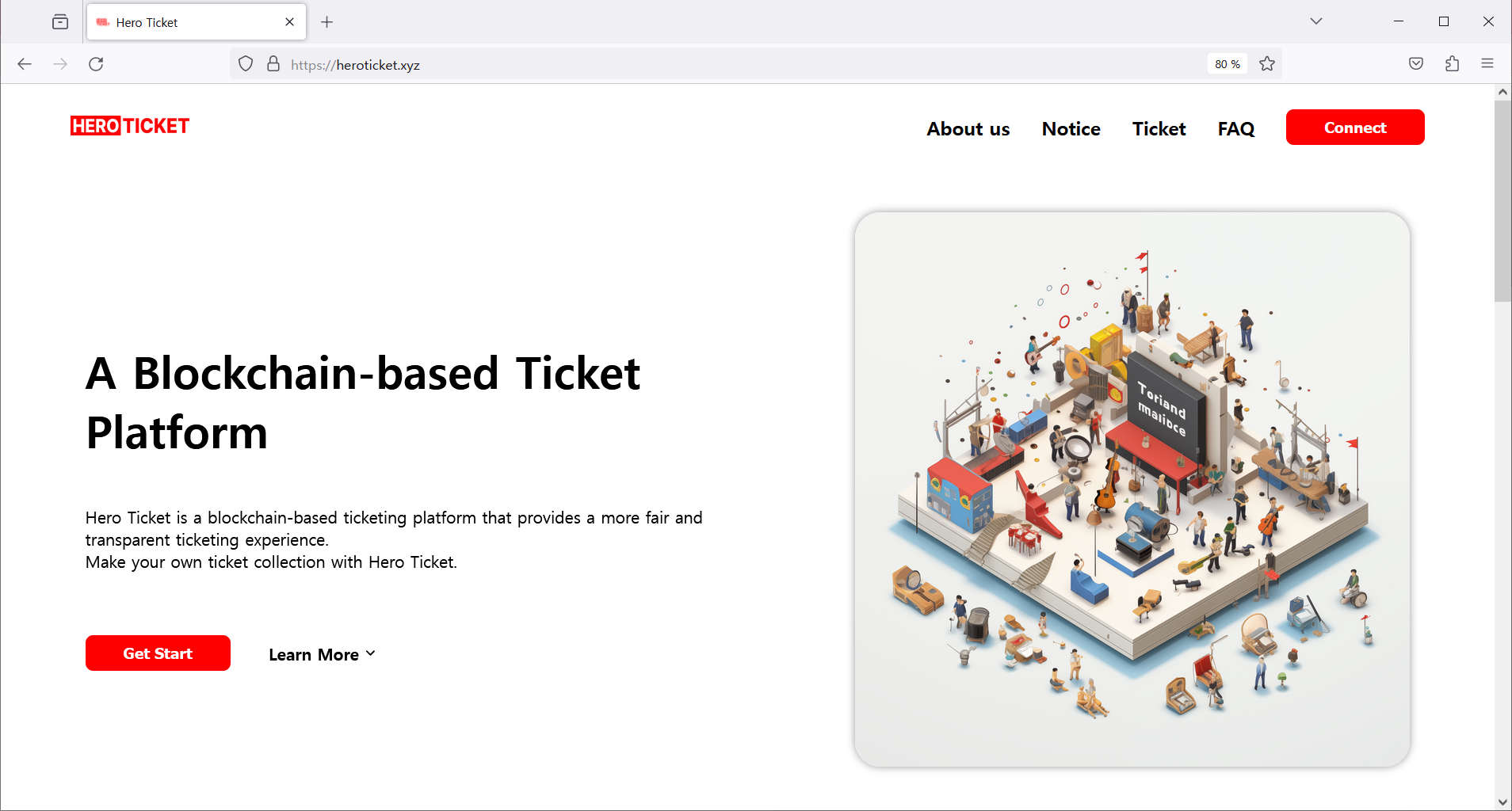 Hero Ticket Devpost