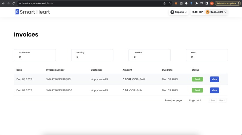 Smart Heart Invoice – screenshot 2